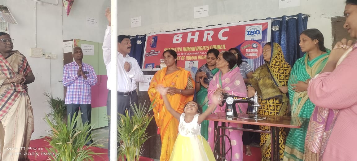 Yesterday we started free tailoring coaching service and this program is absolutely free coaching through BHRC TELANGANA ,HYDERABAD.. WE are Conducting classes once in a week…and we are planning to provide sewing machine freely…those who poo